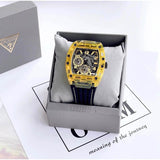 Guess Phoenix Chronograph Black Dial Black Rubber Strap Watch for Men - GW0499G2 Buy Now By Guess