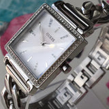 Guess Vanity Diamonds White Dial Silver Steel Strap Watch for Women - W1030L1 Buy Now By Guess