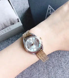 Guess Whisper Silver Dial Gold Mesh Bracelet Watch for Women - W1084L2 Buy Now By Guess