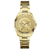 Guess Mini Phantom Diamonds Gold Dial Gold Steel Strap Watch for Women - W0235L5 Buy Now By Guess
