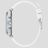 Guess Glitz Pride Limited Edition White Dial White Rubber Strap Watch for Women - GW0407L4 Buy Now By Guess
