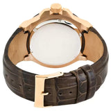Guess Rigor Analog Brown Dial Brown Leather Strap Watch For Men - W0040G3 Buy Now By Guess