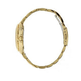 Guess Mini Prism Diamonds White Dial Gold Steel Strap Watch for Women - W15072L1 Buy Now By Guess