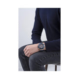 Guess Navigator Chronograph Blue Dial Blue Rubber Strap Watch for Men - GW0264G4 Buy Now By Guess