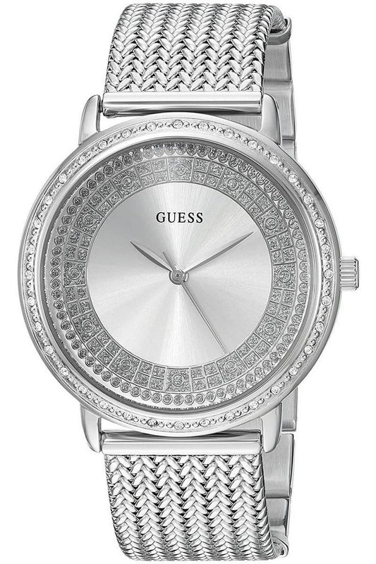 Guess Quartz Silver Dial Willow Stainless Steel Mesh Bracelet Watch For Women - W0836L2 Buy Now By Guess