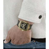 Guess Phoenix Multifunction Black Dial Black Leather Strap Watch for Men - GW0202G1 Buy Now By Guess
