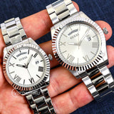 Guess Connoisseur Silver Dial Silver Steel Strap Watch for Men - GW0265G6 Buy Now By Guess