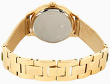 Guess Chelsea Mother of Pearl White Dial Gold Mesh Strap Watch For Women - W0647L3 Buy Now By Guess