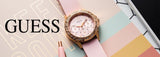 Guess Sparkling Diamonds Pink Dial Pink Rubber Strap Watch for Women - W0032L9 Buy Now By Guess