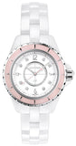 Chanel J12 Quartz Diamonds Ceramic White Dial White Steel Strap Watch for Women - J12 H4466 Buy Now By Chanel