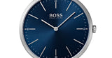 Hugo Boss Horizon Blue Dial Grey Leather Strap Watch for Men - 1513539 Buy Now By Hugo Boss