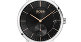 Hugo Boss Corporal Black Dial Black Leather Strap Watch for Men - 1513638 Buy Now By Hugo Boss