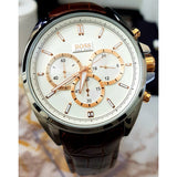 Hugo Boss Driver Quartz Silver Dial Brown Leather Strap Watch For Men - HB1512881 Buy Now By Hugo Boss