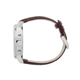 Hugo Boss Ambassador Chronograph Silver Dial Brown Leather Strap Watch For Men - HB1513195 Buy Now By Hugo Boss