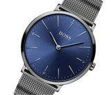 Hugo Boss Horizon Blue Dial Black Mesh Bracelet Watch for Men - 1513734 Buy Now By Hugo Boss