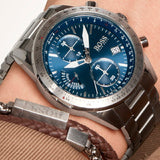 Hugo Boss Pilot Blue Dial Silver Steel Strap Watch for Men - 1513850 Buy Now By Hugo Boss