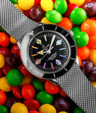 Breitling Superocean Heritage '57 Black Dial Silver Mesh Bracelet Watch for Men - A103701A1B1A1 Buy Now By Breitling