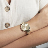 Hugo Boss Flawless Gold Dial Gold Steel Strap Watch for Women - 1502532 Buy Now By Hugo Boss