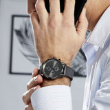Hugo Boss Navigator Grey Dial Grey Mesh Bracelet Watch for Men - 1513674 Buy Now By Hugo Boss