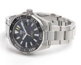 Tag Heuer Aquaracer Caliber 5 Black Dial Silver Steel Strap Watch for Men - WAY201A .BA0927 Buy Now By Tag Heuer