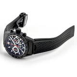 Tag Heuer Carrera Chronograph Steel & Ceramic Black Dial Black Rubber Strap Watch for Men - CBG2090.FT6145 Buy Now By Tag Heuer