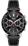 Hugo Boss Allure Black Dial Black Leather Strap Watch for Men - 1513920 Buy Now By Hugo Boss