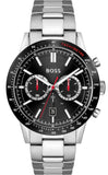 Hugo Boss Allure Chronograph Black Dial Silver Steel Strap Watch for Men - 1513922 Buy Now By Hugo Boss