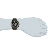 Hugo Boss Ikon Chronograph Black Dial Black Steel Strap Watch for Men - 1512961 Buy Now By Hugo Boss