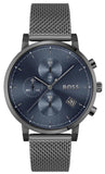 Hugo Boss Skymaster Chronograph Grey Dial Grey Mesh Bracelet Watch for Men - 1513934 Buy Now By Hugo Boss