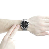 Hugo Boss Aeroliner Chronograph Black Dial Silver Steel Strap Watch For Men - 1512446 Buy Now By Hugo Boss