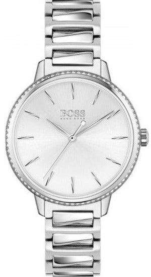Hugo Boss Signature Silver Dial Silver Steel Strap Watch for Women - 1502539 Buy Now By Hugo Boss