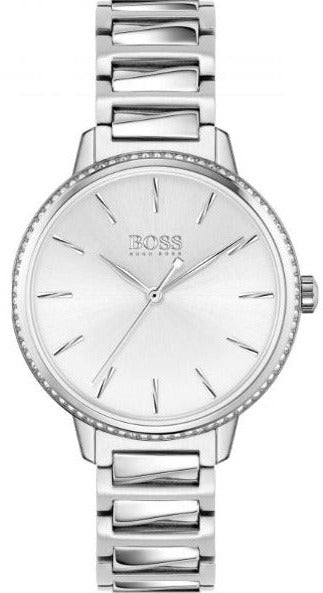 Hugo Boss Signature Silver Dial Silver Steel Strap Watch for Women - 1502539 Buy Now By Hugo Boss