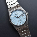 Tissot PRX Powermatic 80 Ice Blue Tiffany Dial Silver Steel Strap Watch for Men - T137.407.11.351.00 Buy Now By Tissot