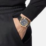 Versace Greca Time Quartz Black Dial Brown Leather Strap Watch For Men - VE3K00222 Buy Now By Versace