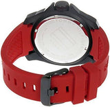 Tommy Hilfiger Windsurf Black Dial Red Rubber Strap Watch for Men - 1791112 Buy Now By Tommy Hilfiger