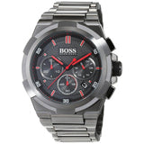 Hugo Boss Supernova Grey Dial Grey Steel Strap Watch for Men - 1513361 Buy Now By Hugo Boss