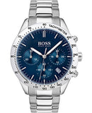 Hugo Boss Talent Blue Dial Silver Steel Strap Watch for Men - 1513582 Buy Now By Hugo Boss