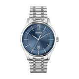 Hugo Boss Officer Chronograph Blue Dial Silver Steel Strap Watch for Men - 1513615 Buy Now By Hugo Boss
