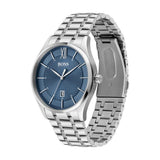 Hugo Boss Officer Chronograph Blue Dial Silver Steel Strap Watch for Men - 1513615 Buy Now By Hugo Boss