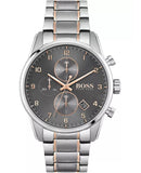 Hugo Boss Skymaster Grey Dial Two Tone Steel Strap Watch for Men - 1513789 Buy Now By Hugo Boss