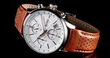 Hugo Boss Grand Prix White Dial Brown Leather Strap Watch for Men - 1513475 Buy Now By Hugo Boss
