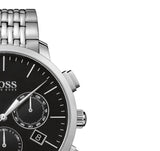 Hugo Boss Associate Black Dial Silver Steel Strap Watch for Men - 1513267 Buy Now By Hugo Boss
