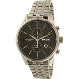 Hugo Boss Jet Black Dial Silver Steel Strap Watch for Men - 1513383 Buy Now By Hugo Boss