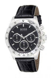 Hugo Boss Ikon Black Dial Black Leather Strap Watch for Men - 1513178 Buy Now By Hugo Boss