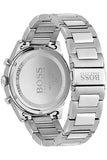 Hugo Boss Pioneer Green Dial Silver Steel Strap Watch for Men - 1513868 Buy Now By Hugo Boss