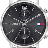Tommy Hilfiger Daniel Grey Dial Brown Leather Strap Watch for Men - 1710416 Buy Now By Tommy Hilfiger