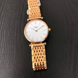 Longines La Grande Classique White Dial Rose Gold Mesh Bracelet Watch for Women - L4.209.1.92.8 Buy Now By Longines