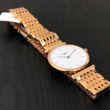 Longines La Grande Classique White Dial Rose Gold Mesh Bracelet Watch for Women - L4.209.1.92.8 Buy Now By Longines