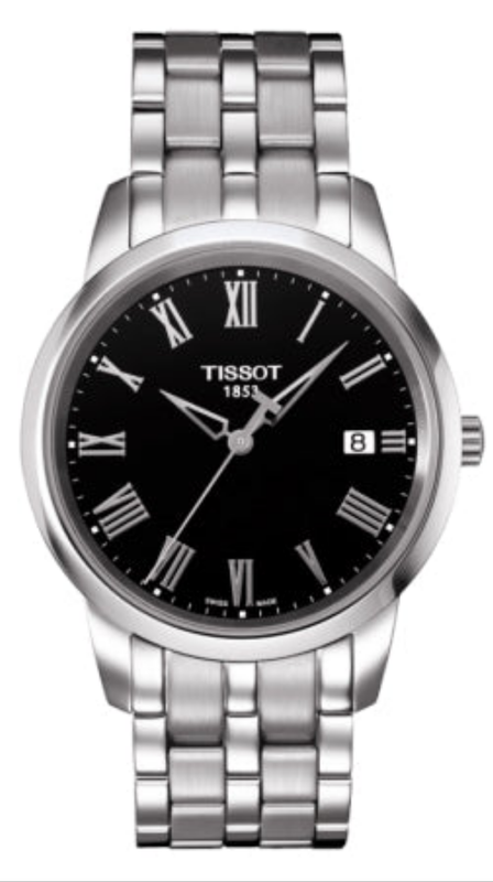 Tissot T Classic Dream Black Dial Silver Steel Strap Watch for Men - T033.410.11.053.01 Buy Now By Tissot