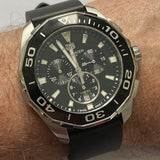 Tag Heuer Aquaracer Black Dial Watch for Men - CAY111A.FT6041 Buy Now By Tag Heuer